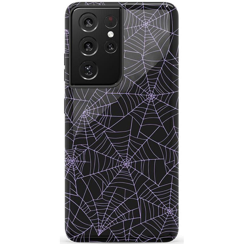 Midnight Web | Spider Web Case Phone Case Casetry Essential Galaxy S21 Ultra