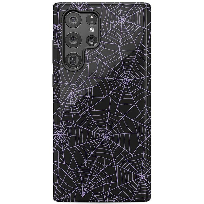 Midnight Web | Spider Web Case Phone Case Casetry Essential Galaxy S22 Ultra