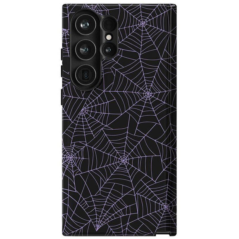 Midnight Web | Spider Web Case Phone Case Casetry Essential Galaxy S23 Ultra