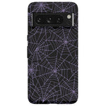 Midnight Web | Spider Web Case Phone Case Casetry Essential Google Pixel 8 Pro