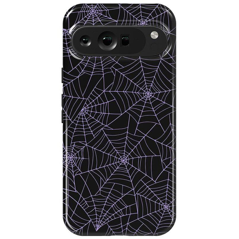 Midnight Web | Spider Web Case Phone Case Casetry Essential Google Pixel 9 Pro XL