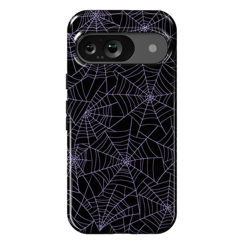 Midnight Web | Spider Web Case Phone Case Casetry Essential Google Pixel 9