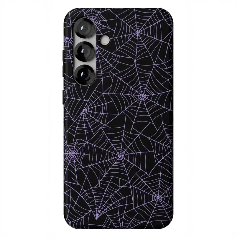 Midnight Web | Spider Web Case Phone Case Casetry Essential + MagSafe® Galaxy S25 Plus