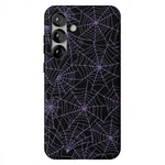 Midnight Web | Spider Web Case Phone Case Casetry Essential + MagSafe® Galaxy S25 Plus
