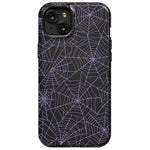 Midnight Web | Spider Web Case Phone Case Casetry Essential + MagSafe® iPhone 15 Plus