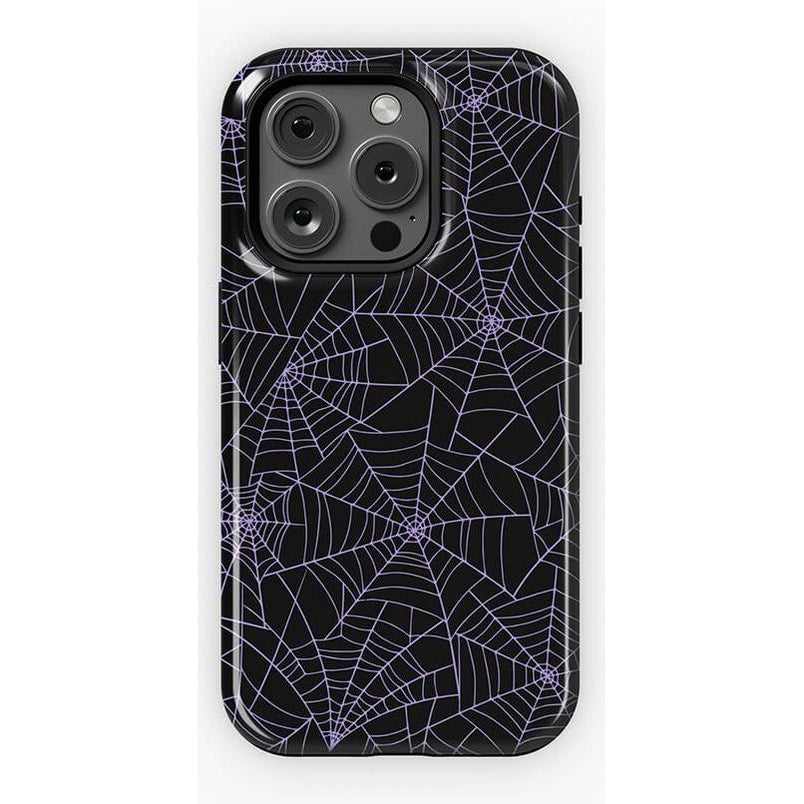 Midnight Web | Spider Web Case Phone Case Casetry Essential + MagSafe® iPhone 15 Pro