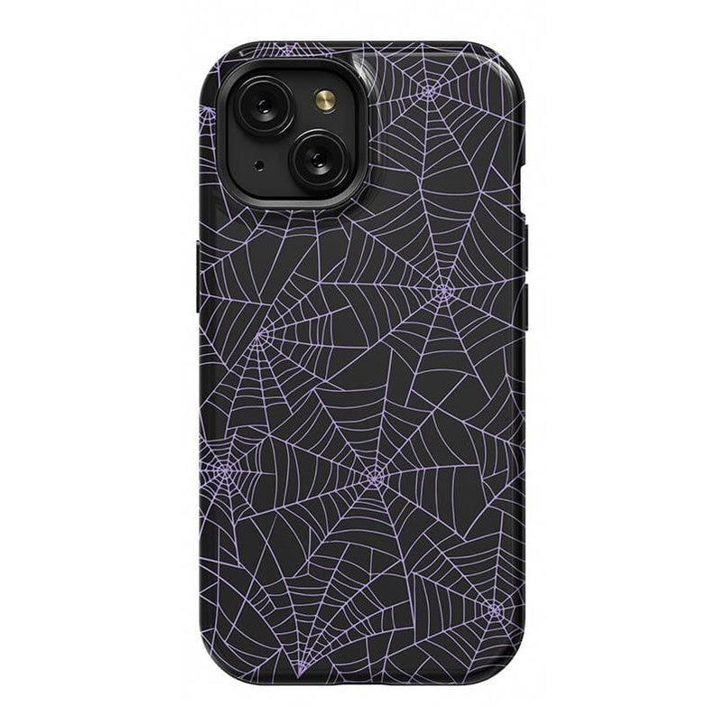 Midnight Web | Spider Web Case Phone Case Casetry Essential + MagSafe® iPhone 15