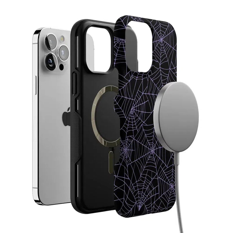 Midnight Web | Spider Web Case Phone Case Casetry 