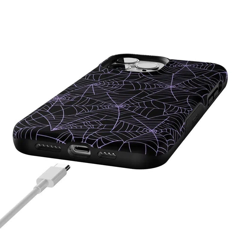 Midnight Web | Spider Web Case Phone Case Casetry 