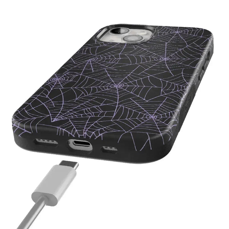 Midnight Web | Spider Web Case Phone Case Casetry 