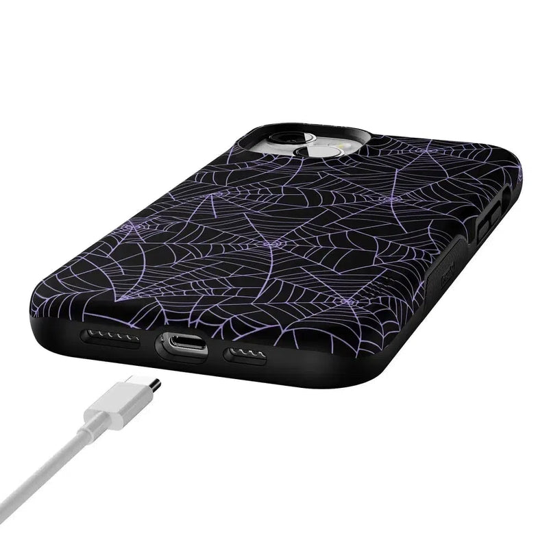 Midnight Web | Spider Web Case Phone Case Casetry 