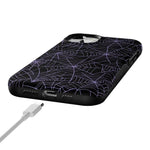 Midnight Web | Spider Web Case Phone Case Casetry 