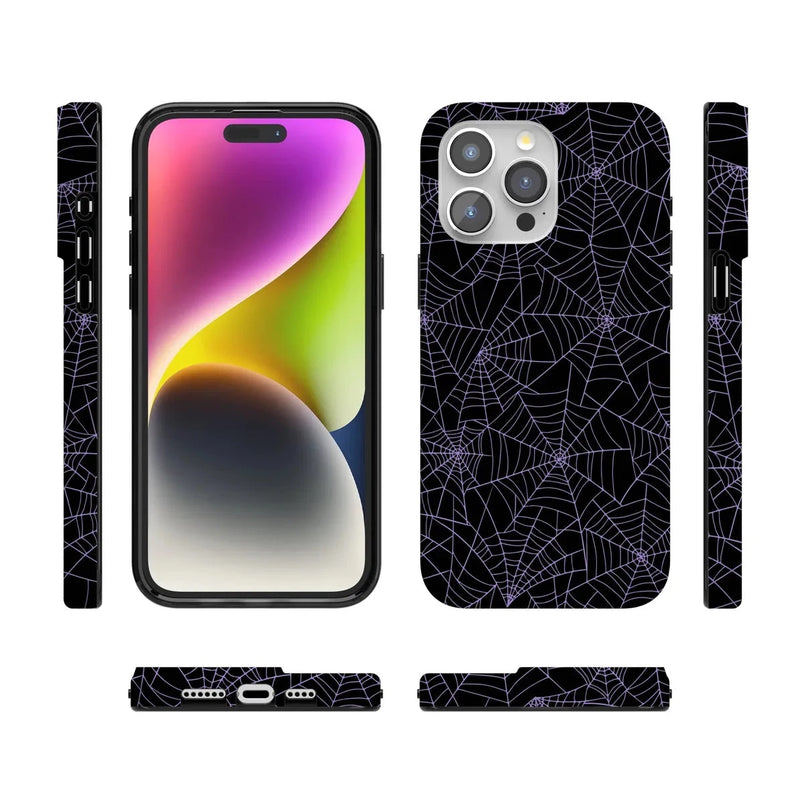 Midnight Web | Spider Web Case Phone Case Casetry 