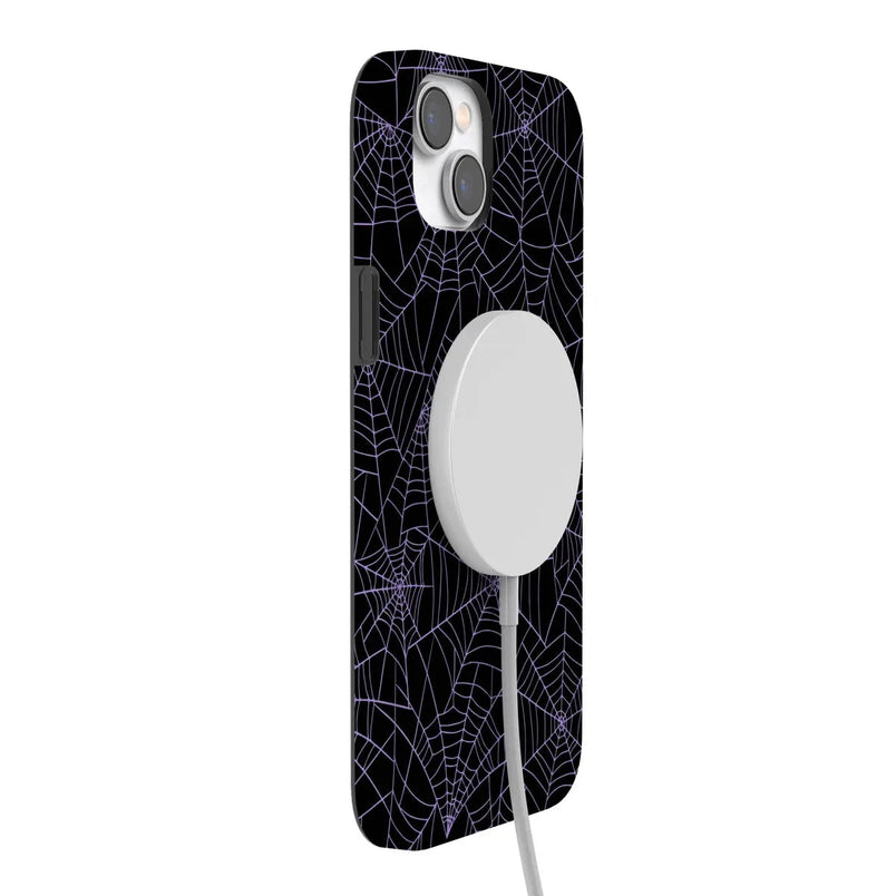 Casely iPhone 13 Pro Max Compatible with MagSafe Midnight Web | Spider Web Case Bold Flex + MagSafe Casely iPhone 13 Pro Max Compatible with MagSafe Midnight Web | Spider Web Case Bold Flex + MagSafe