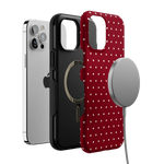 On the Dot | Maroon Polka Dot Case