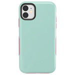 Mint Green on Pink | Ultra-Protective Bold Case iPhone Case get.casely Bold iPhone 11 