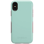 Mint Green on Pink | Ultra-Protective Bold Case iPhone Case get.casely Bold iPhone XS Max 
