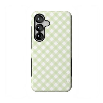 Mint Lattice | Sunday Best Case Phone Case get.casely Bold Flex + MagSafe® Galaxy S25 