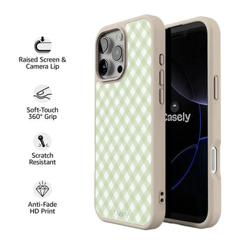 Mint Lattice | Sunday Best Case Phone Case get.casely 