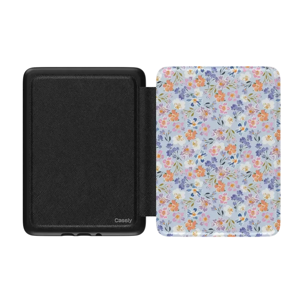 Poppy Meadows Pastel Floral Kindle Case - Thumbnail 3