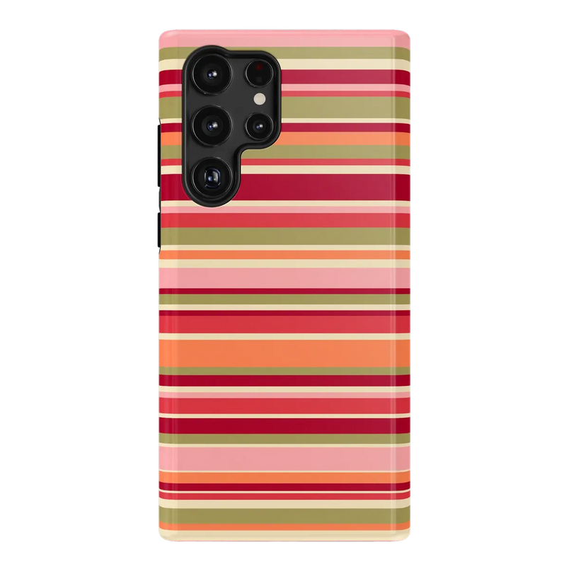 Citrus Stripes | Poolside Print Case - Galaxy S22 Ultra