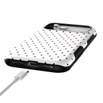 On the Dot | White Polka Dot Case