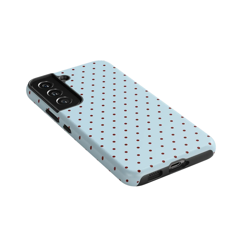 On the Dot | Blue Polka Dot Case