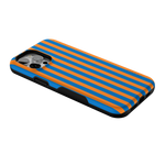 Go New York | Blue & Orange Stripes Case