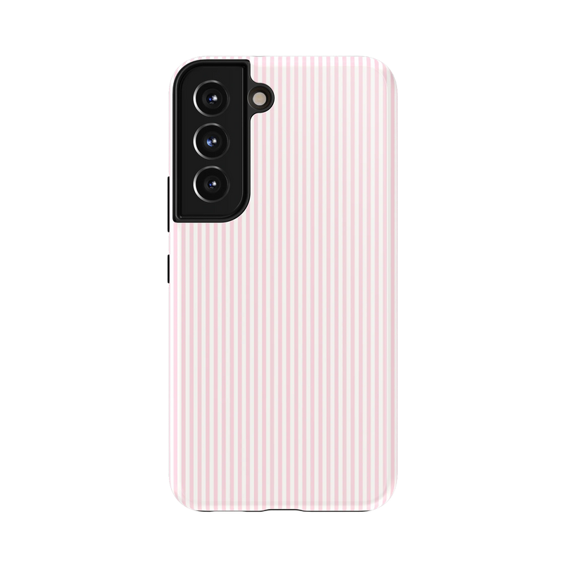 Stripes and the City | Light Pink Pinstripe Case - Galaxy S22
