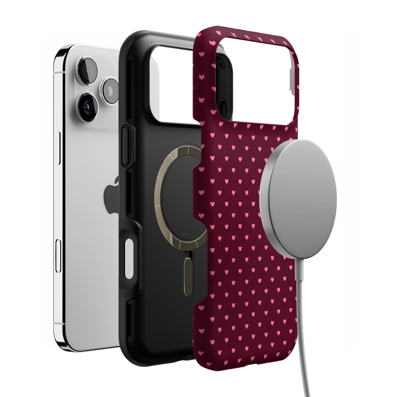 Target Heart Case Heart Noir Tiny Hearts Case | Casely