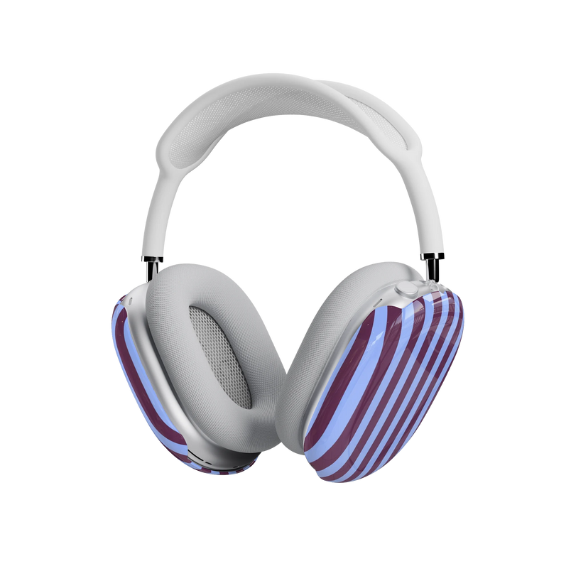 Perfect Stripes | Purple & Blue Stripes AirPods Max Case