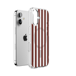 Sunday in Brooklyn | Burgundy Stripes Case