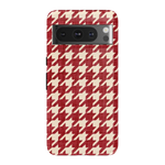 Scarlet Stitch | Red Houndstooth Case