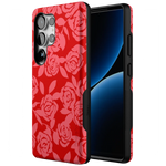 Final Rose | Red & Pink Floral Case