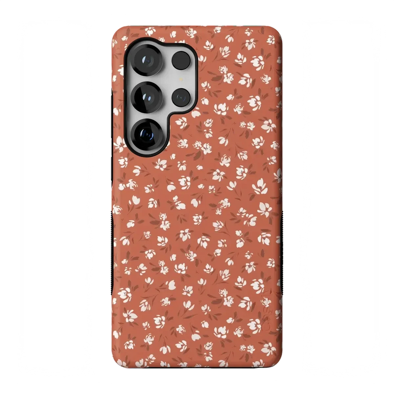 Mocha Meadow | Tiny Flowers Case iPhone Case get.casely Bold Flex + MagSafe® Galaxy S25 Ultra 