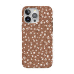 Mocha Meadow | Tiny Flowers Case iPhone Case get.casely Classic + MagSafe® iPhone 15 Pro Max 