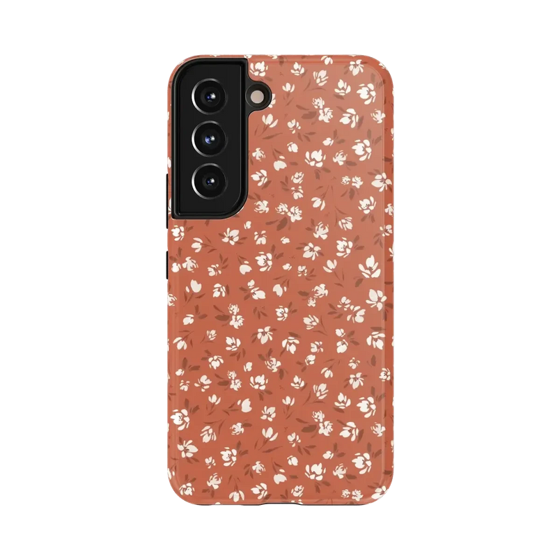 Mocha Meadow | Tiny Flowers Case iPhone Case get.casely Essential Galaxy S22 