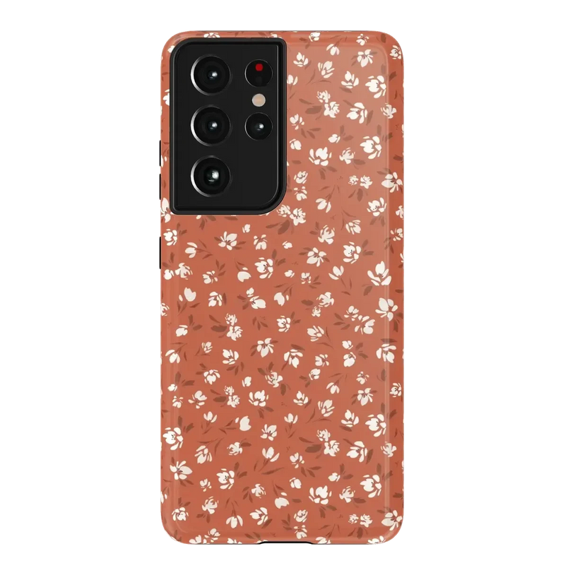 Mocha Meadow | Tiny Flowers Case iPhone Case get.casely Essential Galaxy S22 Ultra 