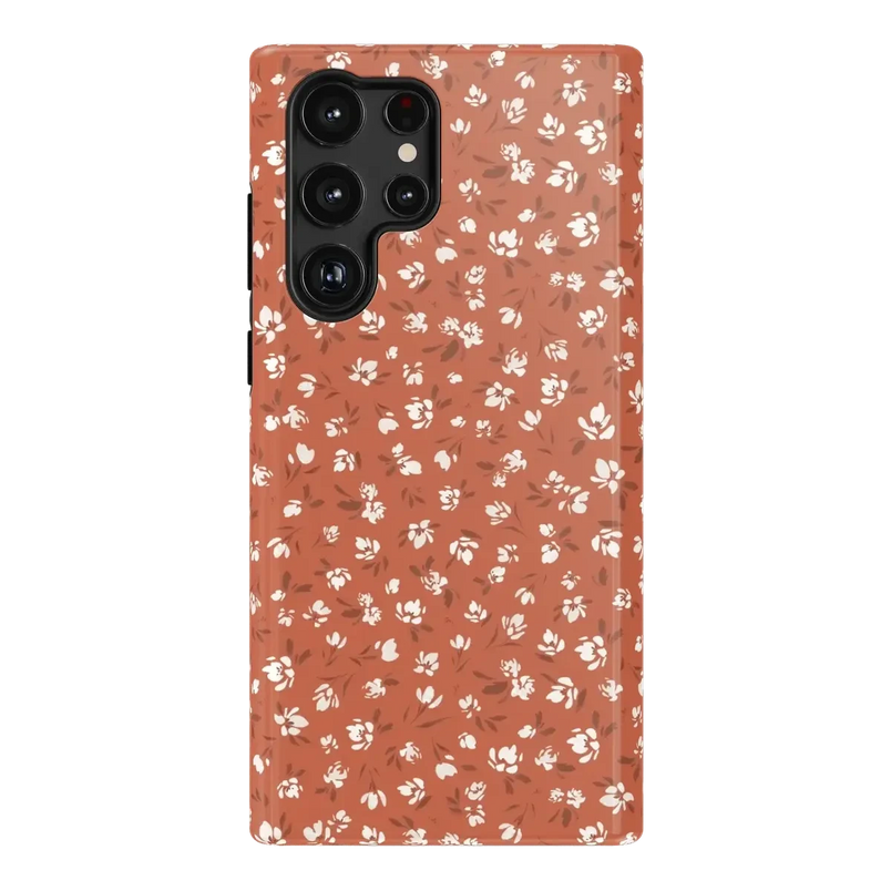 Mocha Meadow | Tiny Flowers Case iPhone Case get.casely Essential Galaxy S23 Plus 