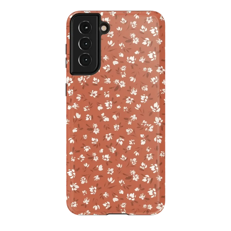 Mocha Meadow | Tiny Flowers Case iPhone Case get.casely Essential Galaxy S23 