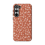 Mocha Meadow | Tiny Flowers Case iPhone Case get.casely Essential Galaxy S24 Plus 
