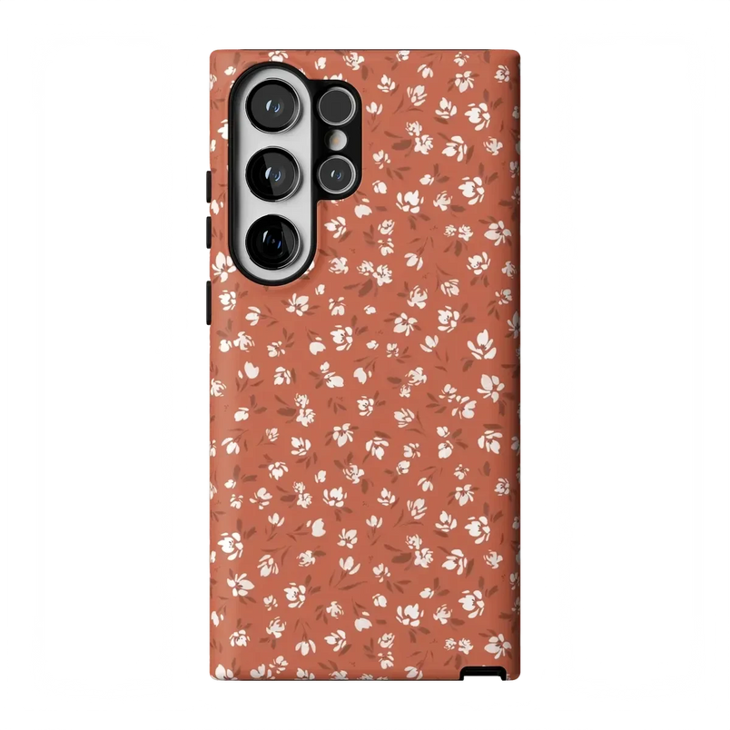 Mocha Meadow | Tiny Flowers Case iPhone Case get.casely Essential Galaxy S24 Ultra 