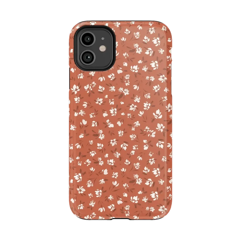Mocha Meadow | Tiny Flowers Case iPhone Case get.casely Essential iPhone 11 