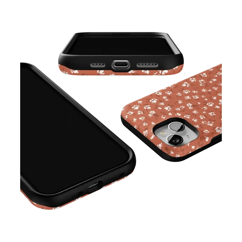 Mocha Meadow | Tiny Flowers Case iPhone Case get.casely 