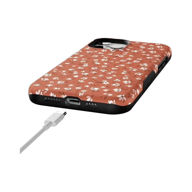 Mocha Meadow | Tiny Flowers Case iPhone Case get.casely 