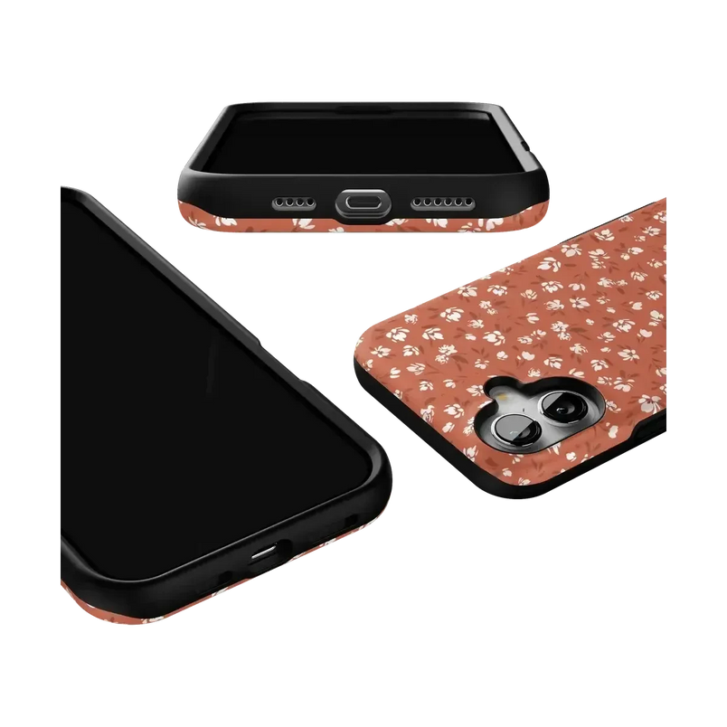 Mocha Meadow | Tiny Flowers Case iPhone Case get.casely 