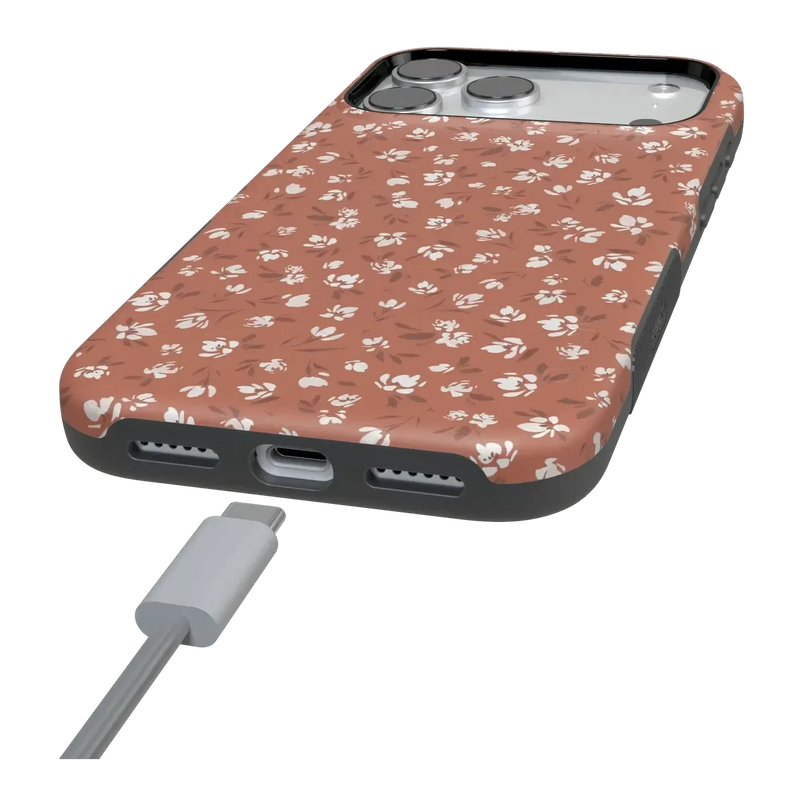 Mocha Meadow | Tiny Flowers Case iPhone Case get.casely 