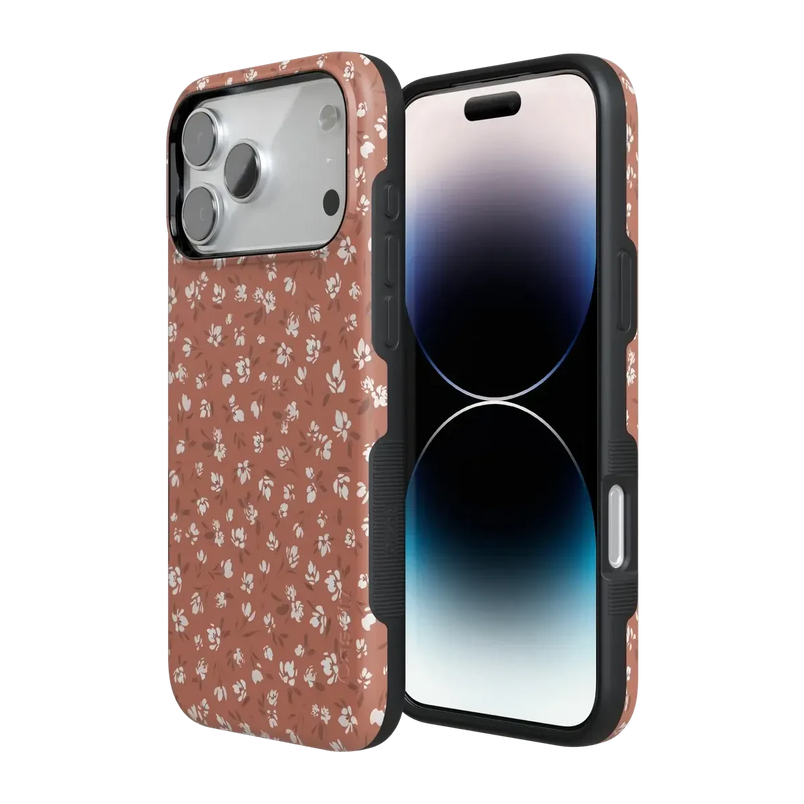 Mocha Meadow | Tiny Flowers Case iPhone Case get.casely 