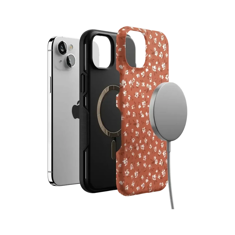 Mocha Meadow | Tiny Flowers Case iPhone Case get.casely 