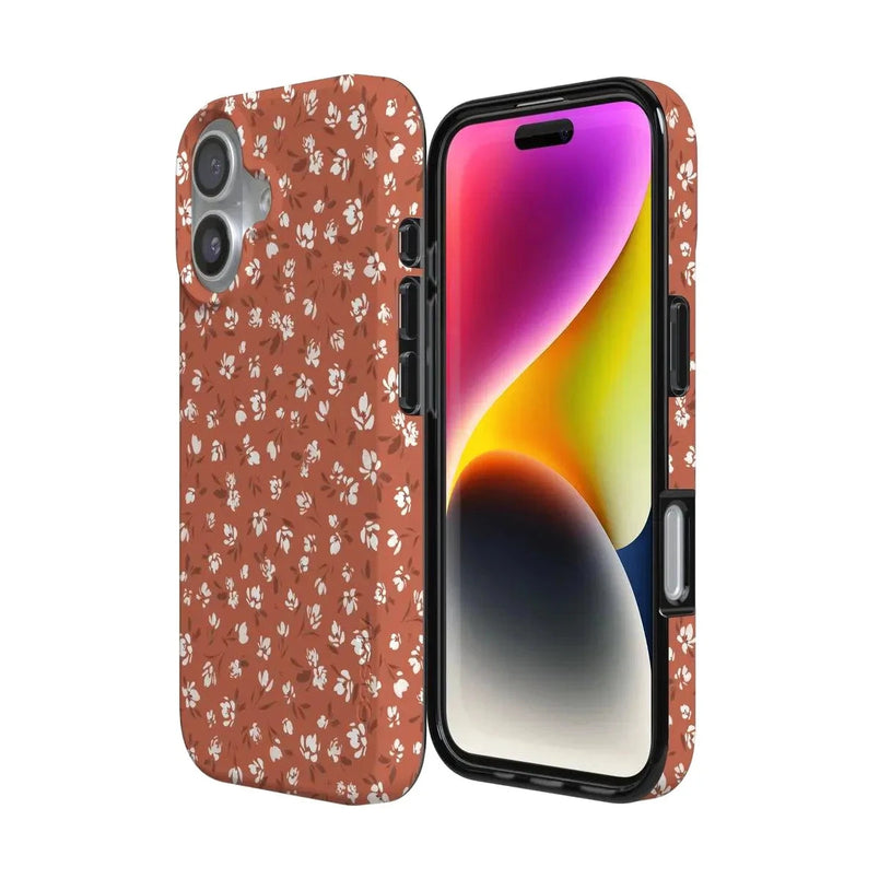 Mocha Meadow | Tiny Flowers Case iPhone Case get.casely 